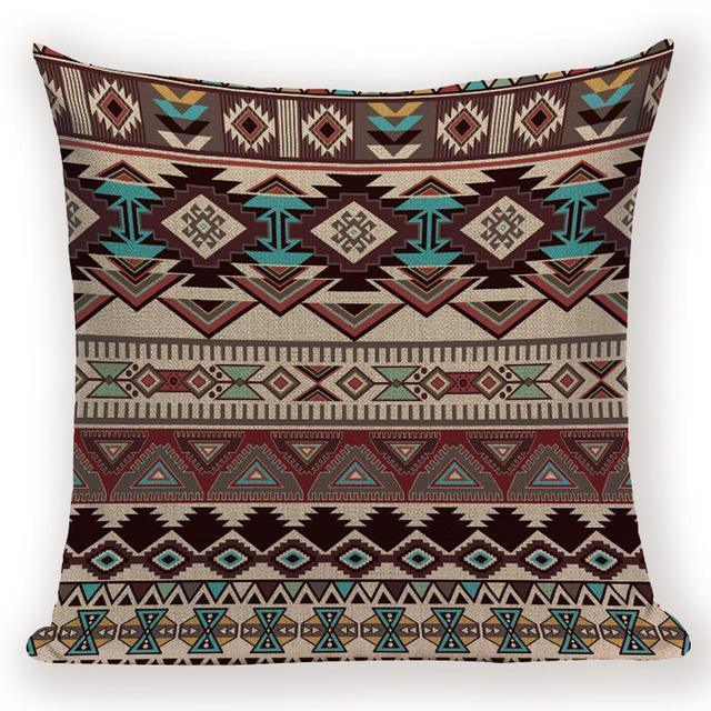 Boho Retro Quilt Pattern Pillow Cases - Pretty Little Wish.com