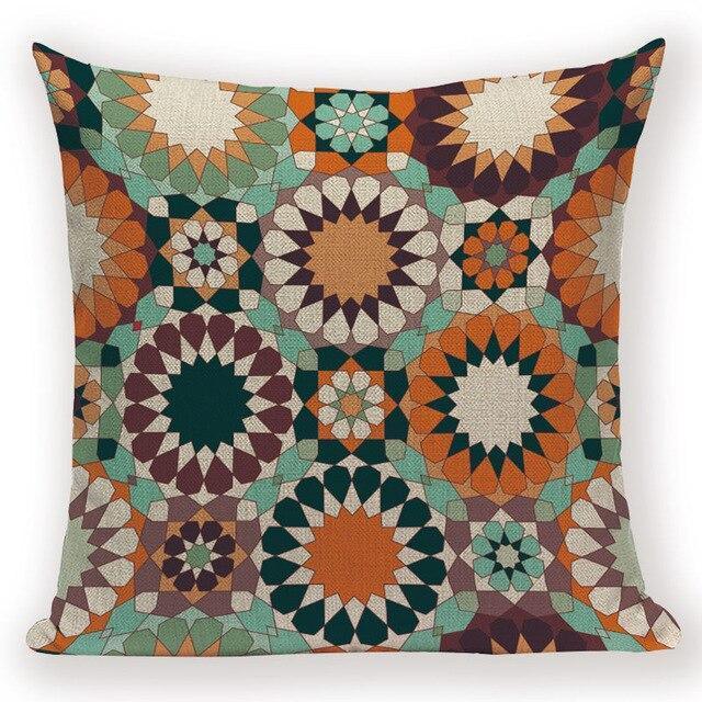 Boho Retro Quilt Pattern Pillow Cases - Pretty Little Wish.com