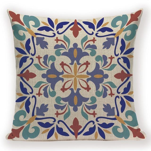 Boho Retro Quilt Pattern Pillow Cases - Pretty Little Wish.com