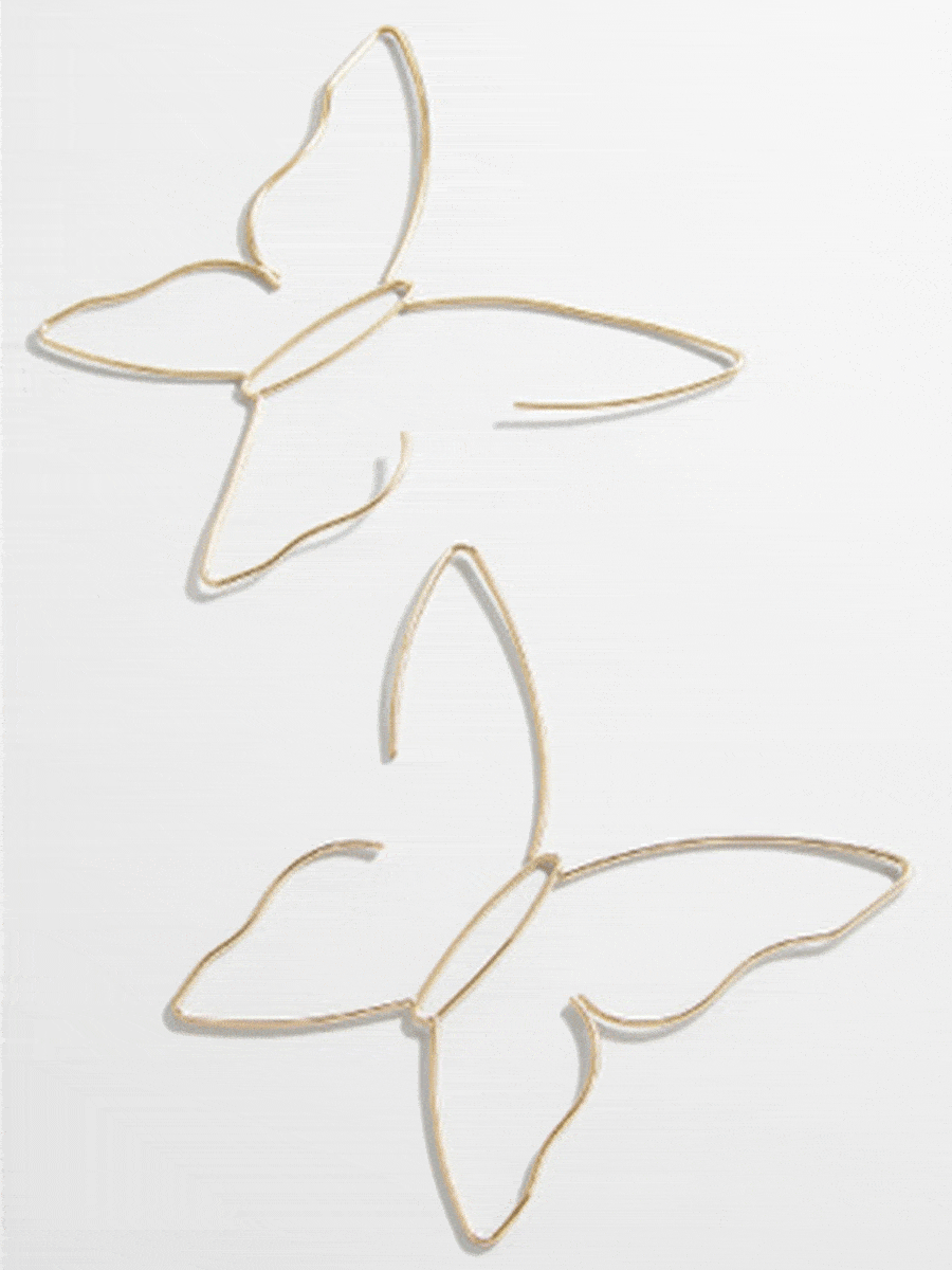 Butterfly Earrings - Pretty Little Wish.com