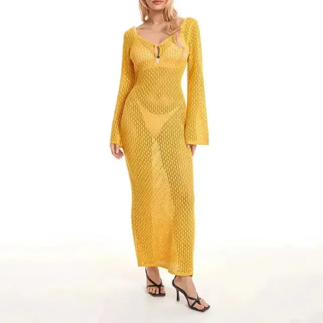 Beachside Charm Knit Cover-Up