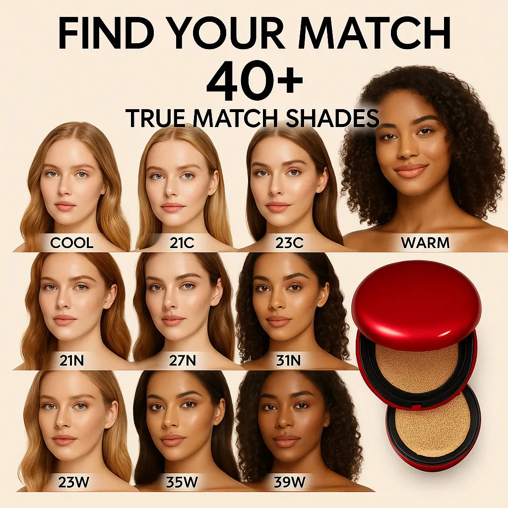 ✨ FLAWLESSVIBE™ CUSHION FOUNDATION