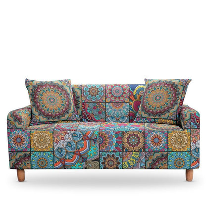 50% OFF 1/2/3/4 Seat Mandala Print Elastic Sofa Couch Cover - Pretty Little Wish.com