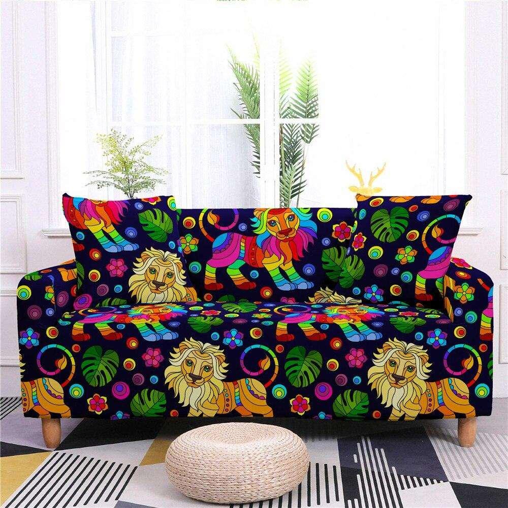 50% OFF Assorted Colourful Prints Sofa Couch Cover - Pretty Little Wish.com