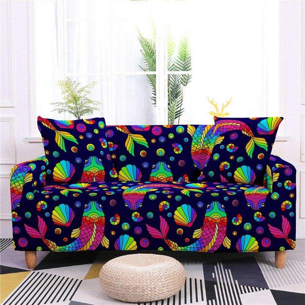 50% OFF Assorted Colourful Prints Sofa Couch Cover - Pretty Little Wish.com