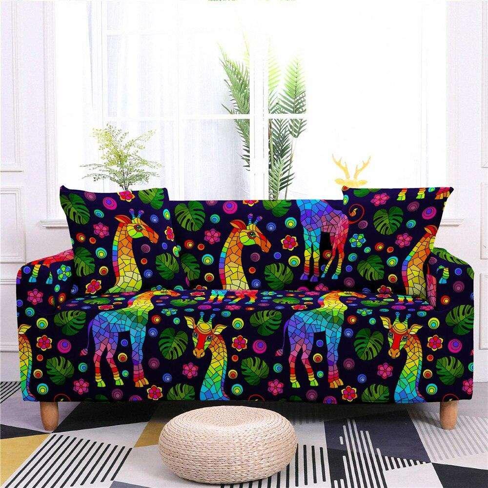 50% OFF Assorted Colourful Prints Sofa Couch Cover - Pretty Little Wish.com