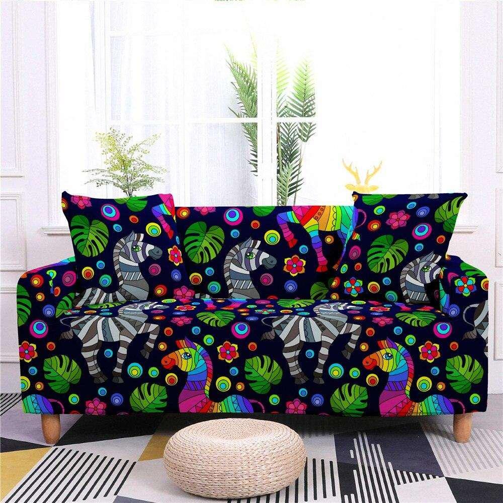 50% OFF Assorted Colourful Prints Sofa Couch Cover - Pretty Little Wish.com