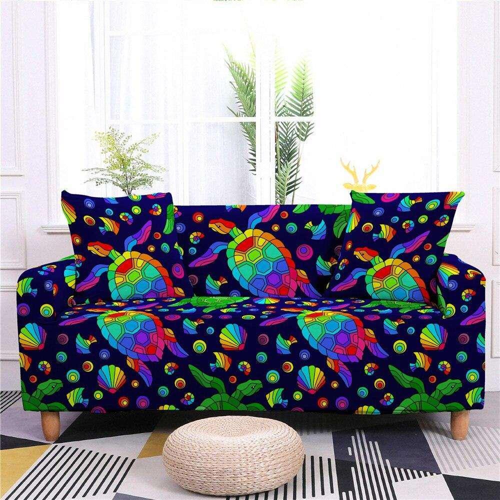 50% OFF Assorted Colourful Prints Sofa Couch Cover - Pretty Little Wish.com