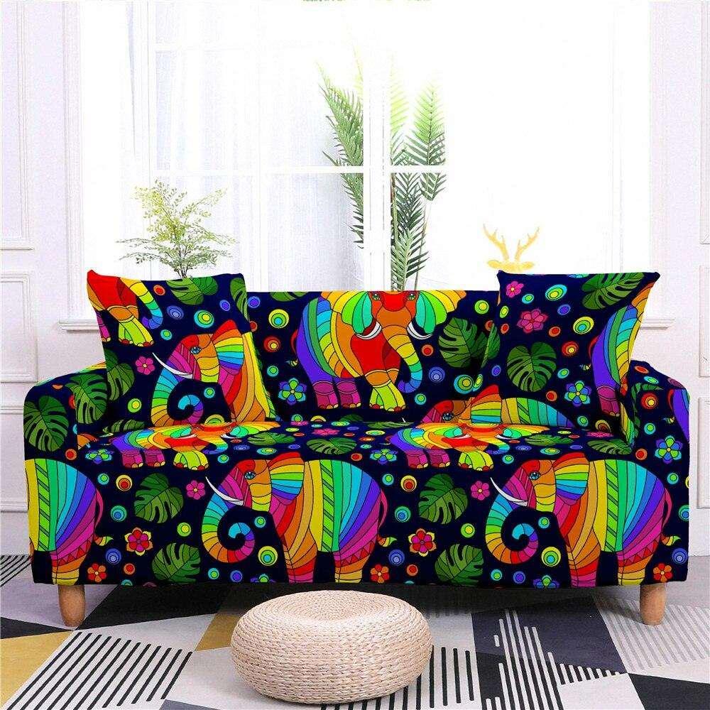 50% OFF Assorted Colourful Prints Sofa Couch Cover - Pretty Little Wish.com