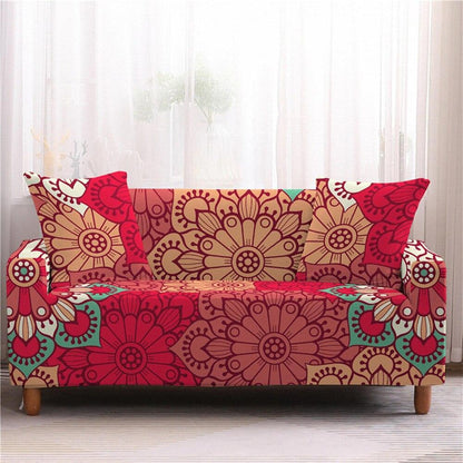 50% OFF Assorted Flower and Mandala Prints Stretch Sofa Couch Cover - Pretty Little Wish.com