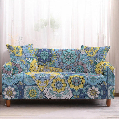 50% OFF Assorted Flower and Mandala Prints Stretch Sofa Couch Cover - Pretty Little Wish.com