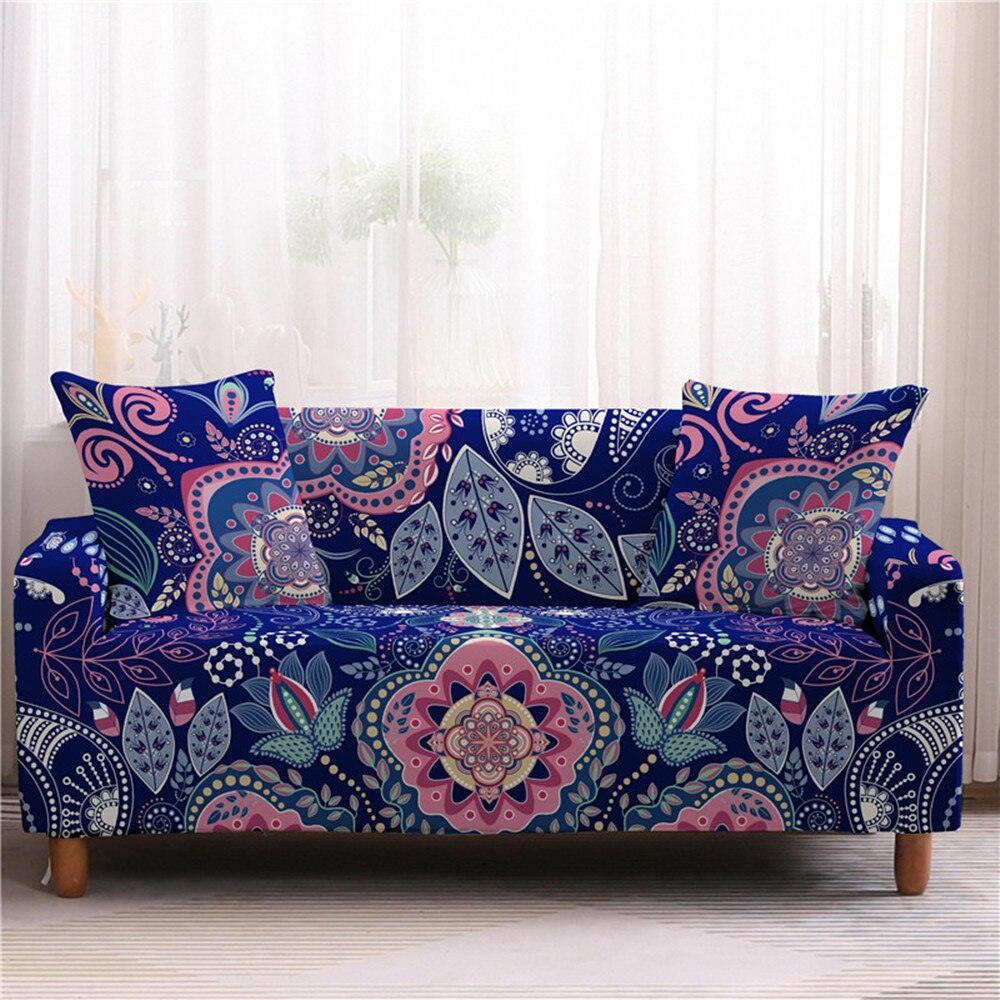 50% OFF Assorted Flower and Mandala Prints Stretch Sofa Couch Cover - Pretty Little Wish.com