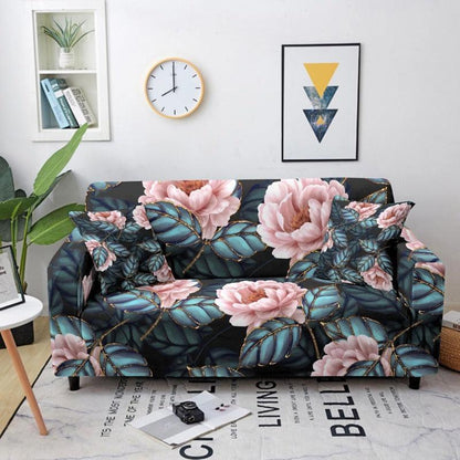 50% OFF Luxury Flower Print Elastic Sofa Couch Cover - Pretty Little Wish.com