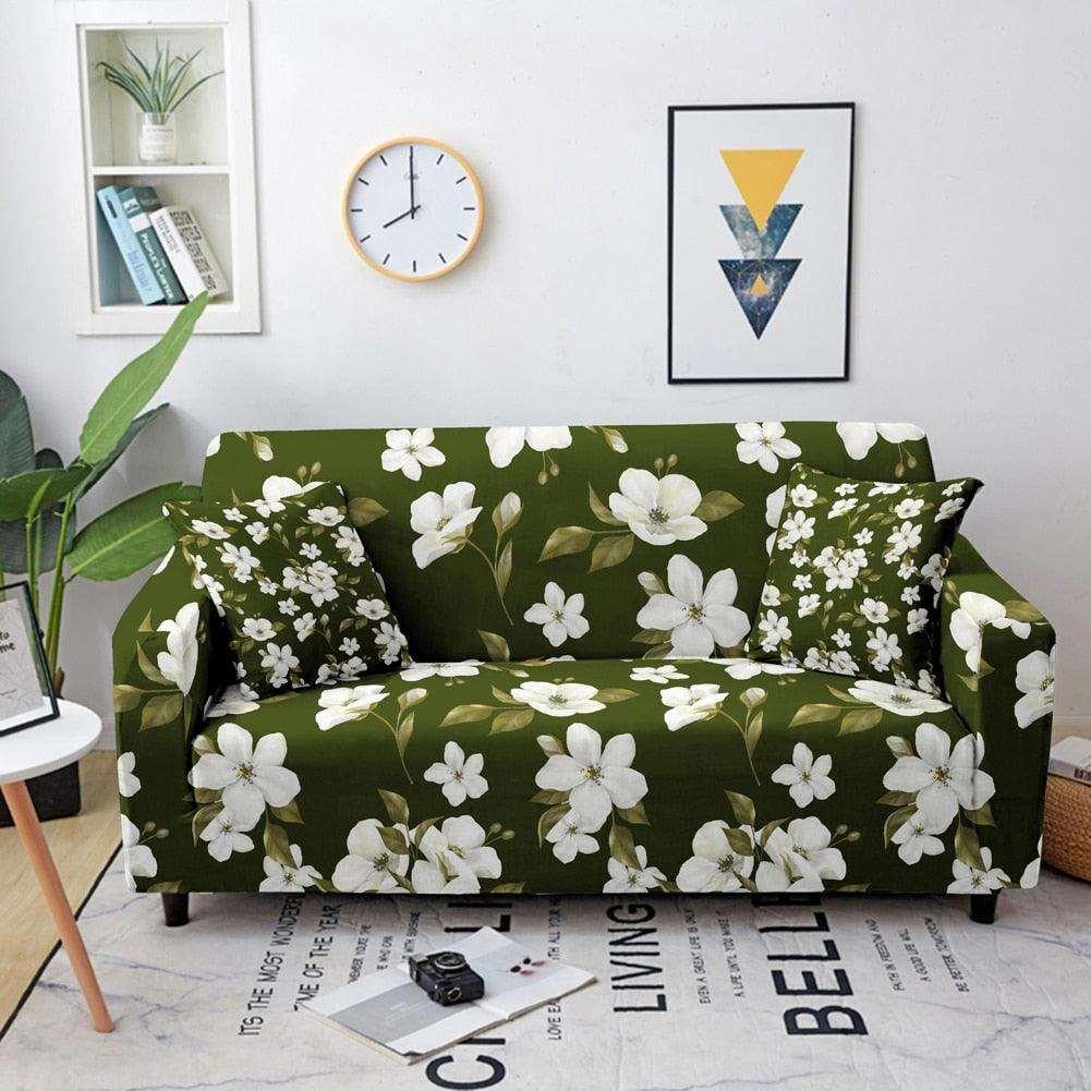 50% OFF Luxury Flower Print Elastic Sofa Couch Cover - Pretty Little Wish.com