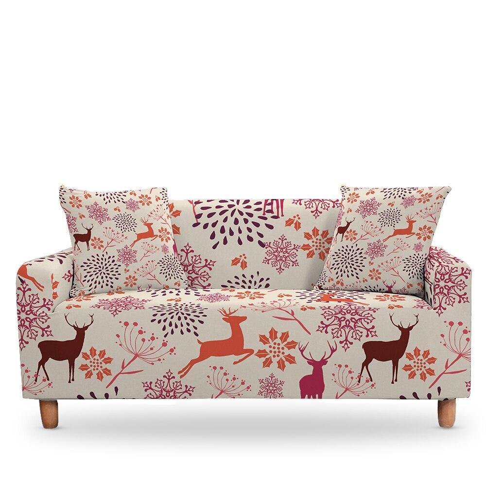 50% OFF Luxury Thick Christmas Prints Elastic Couch Sofa Cover - Pretty Little Wish.com