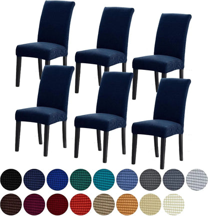 8-Piece EverClean™ Modern Waterproof Stretch Dining Chair Covers