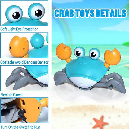 Cute Sensing Crawling Crab Helps with Tummy Time - Pretty Little Wish.com