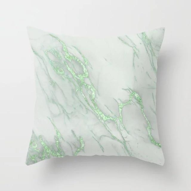 Blue/Green Geometric Cushion cover (45x45cm) - Pretty Little Wish.com