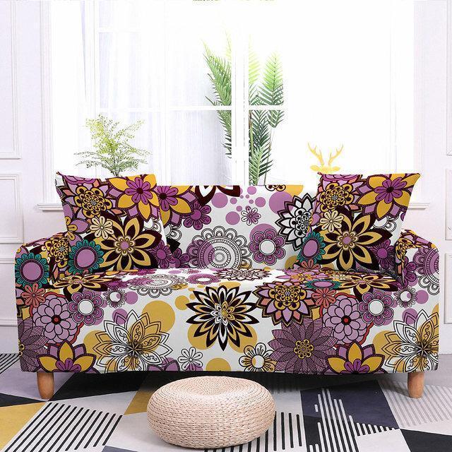 Bohemian Colorful Mandalas Couch Covers | Boho Sofa Cover - Pretty Little Wish.com