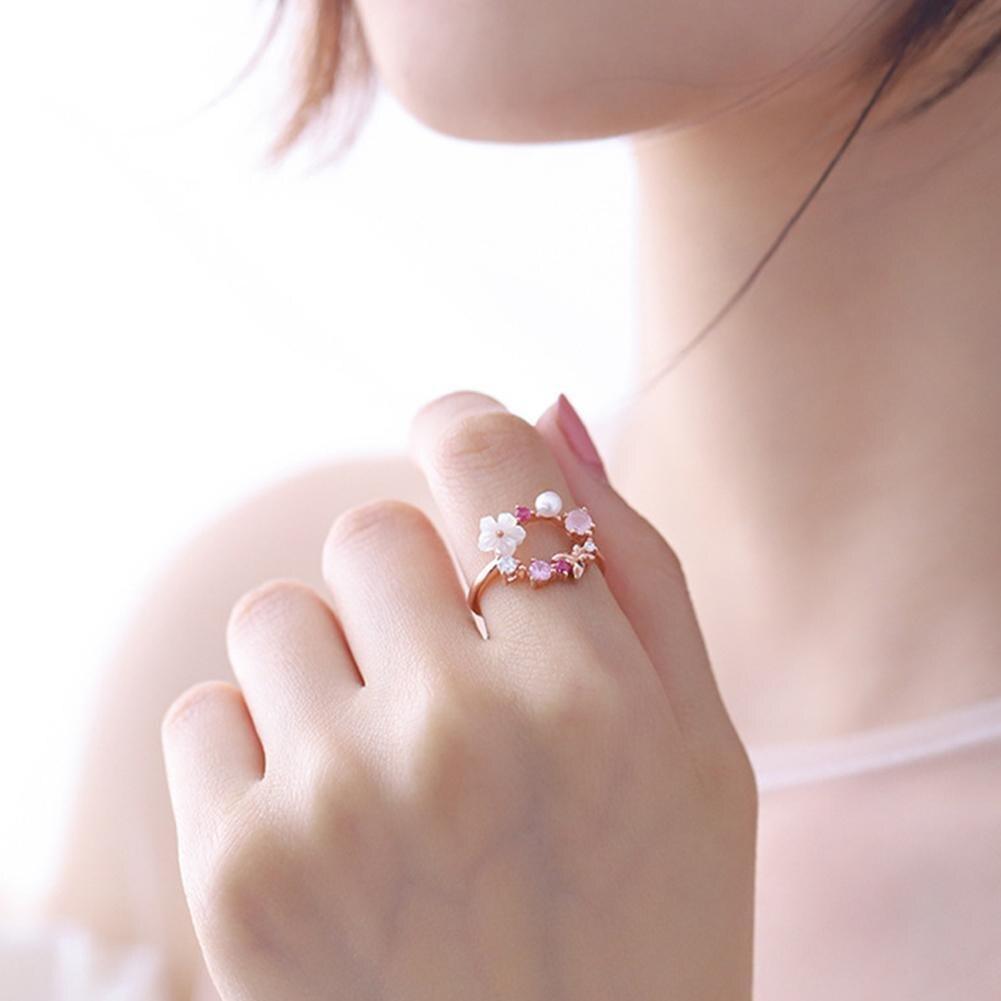 Butterfly Pink Multi-Stone Rose Gold Ring - Pretty Little Wish.com