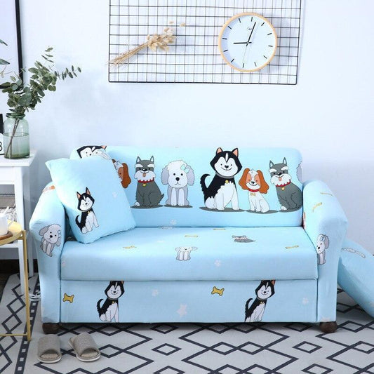 Cute Dog Sofa Cover Pattern - Pretty Little Wish.com