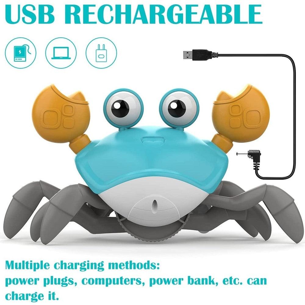 Cute Sensing Crawling Crab Helps with Tummy Time - Pretty Little Wish.com