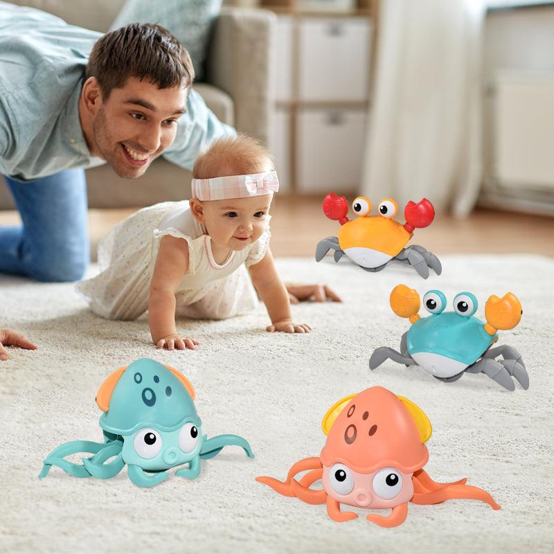 CUTE SENSING CRAWLING CRAB Helps with Tummy Time - Pretty Little Wish.com