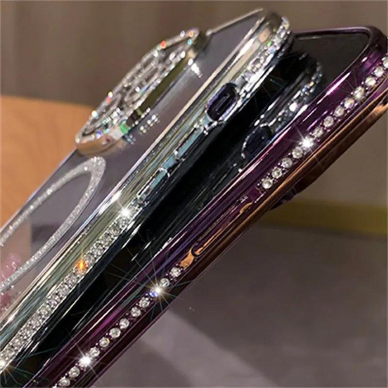 Diamond Strong Glitz Magsafe iPhone Sparkle Case - Pretty Little Wish.com
