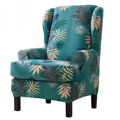 Elastic Printed Sofa Wing Chair Protective Sleeve - Pretty Little Wish.com