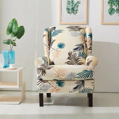 Elastic Printed Sofa Wing Chair Protective Sleeve - Pretty Little Wish.com