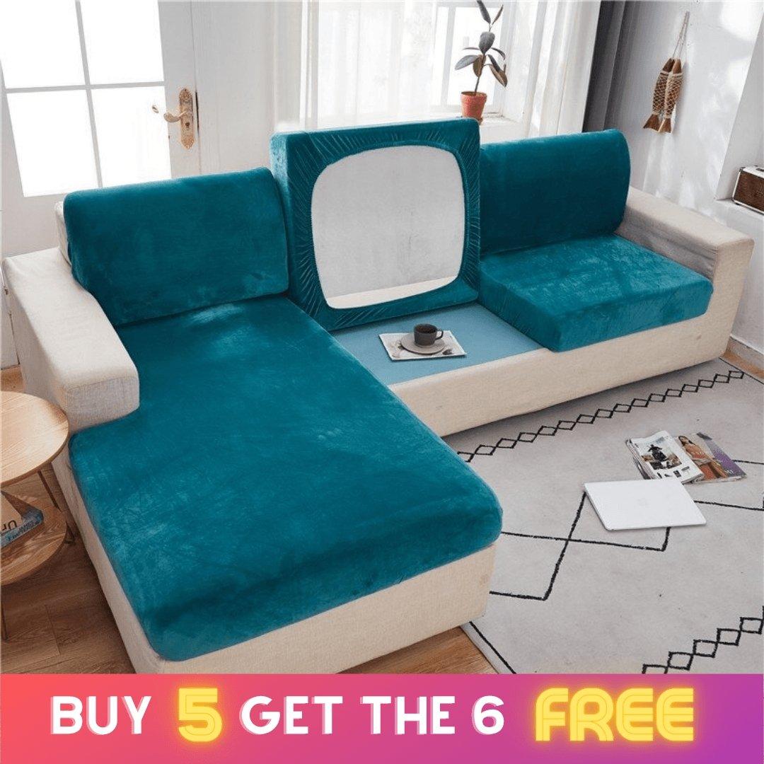"ENLARGE SIZE" Premium Velvet Sofa Seat Slipcovers (Velvet) - Pretty Little Wish.com