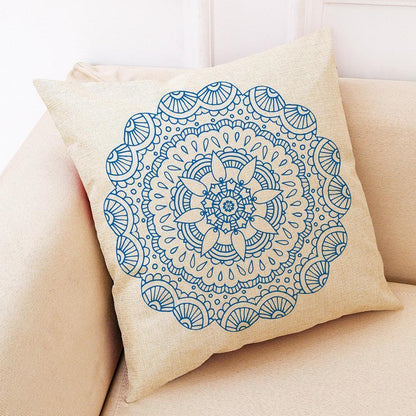 Fashion Sun Flowers And Linen Pillowcase - Pretty Little Wish.com