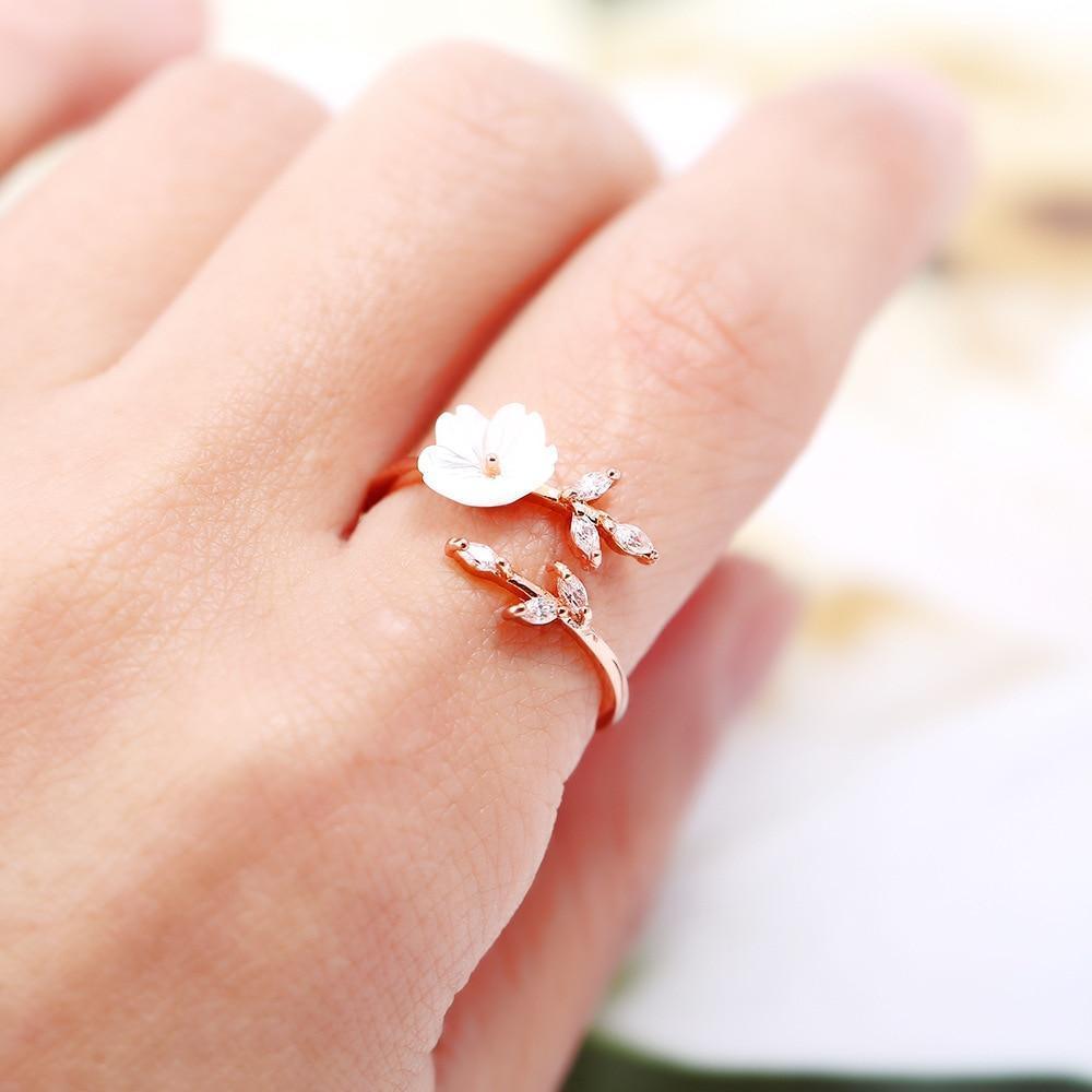Flower Branch Ring - Pretty Little Wish.com