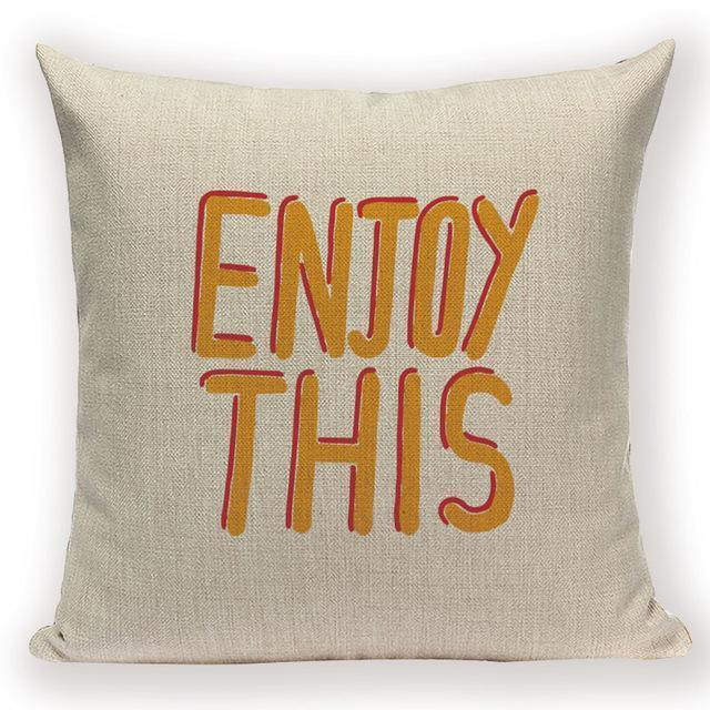 Funny Quote Cushion Covers - Pretty Little Wish.com