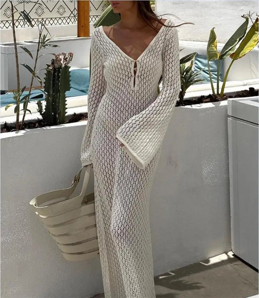 Beachside Charm Knit Cover-Up