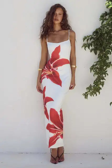 Summer Floral Maxi Dress