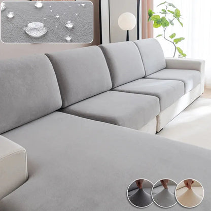 PrettyLittleWish Velvet Waterproof Sofa Shield