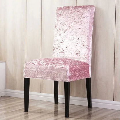 Velvet Dining Chair Covers Deluxe