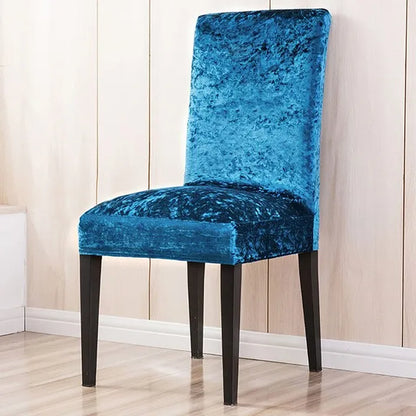 Velvet Dining Chair Covers Deluxe