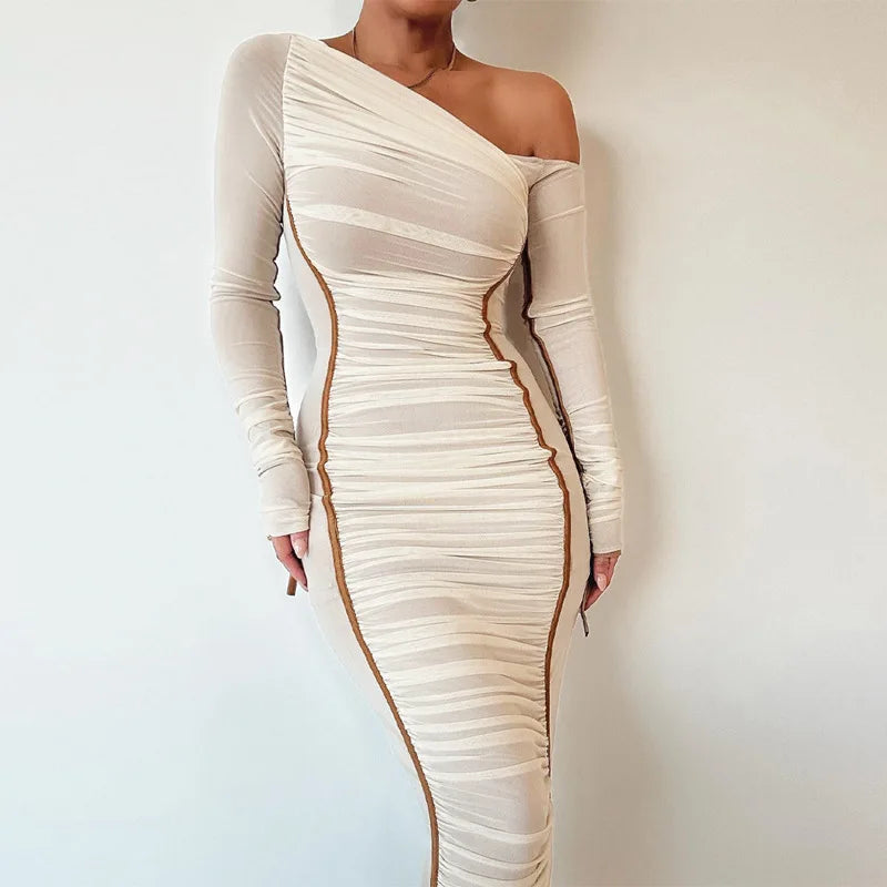 Off-Shoulder Glam Dress