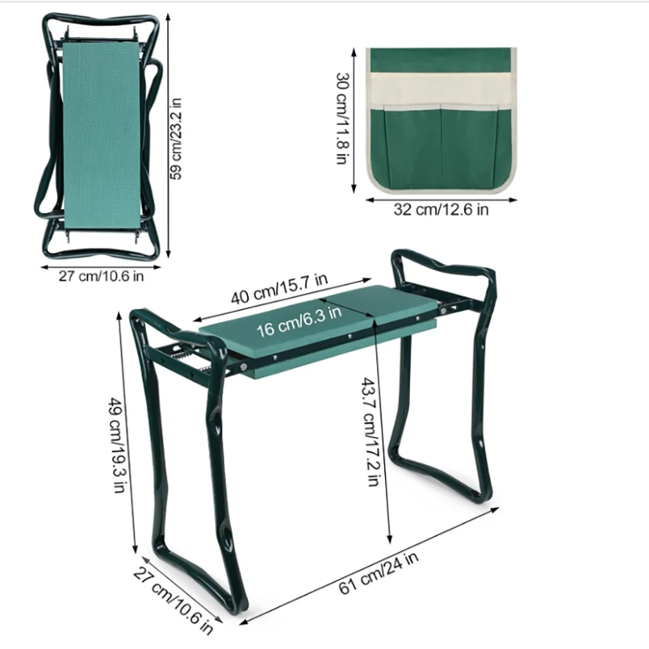 GardenEase Kneeler-Seat Hybrid