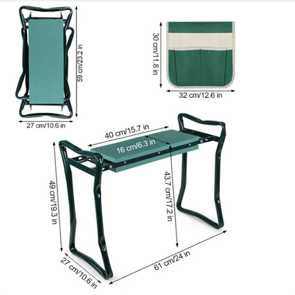 GardenEase Kneeler-Seat Hybrid