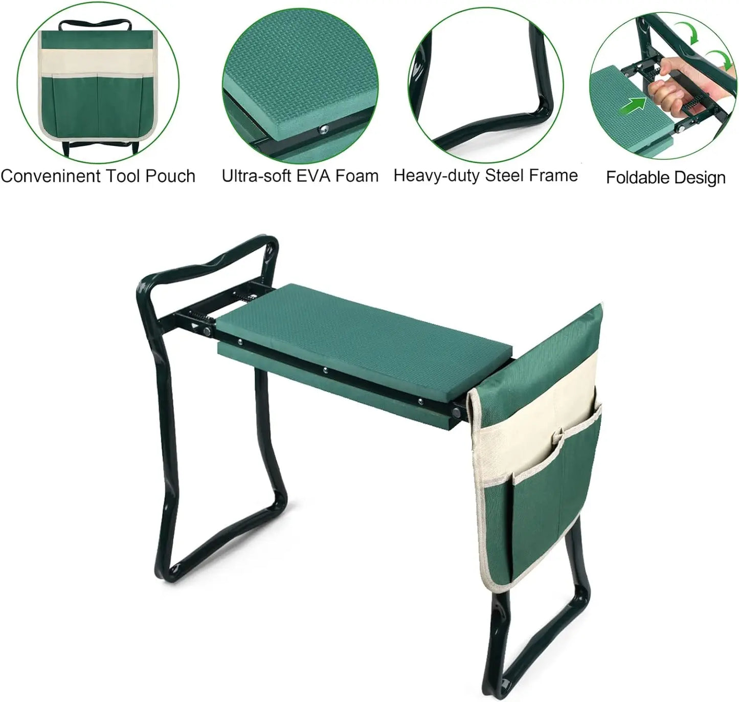 GardenEase Kneeler-Seat Hybrid