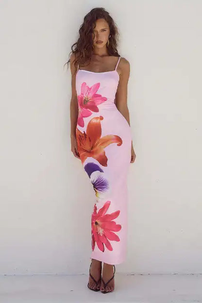 Summer Floral Maxi Dress