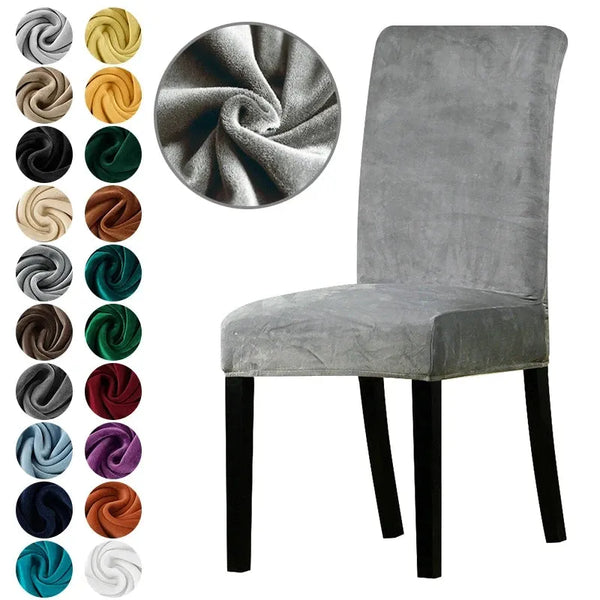 Velvet Chair Cover Set