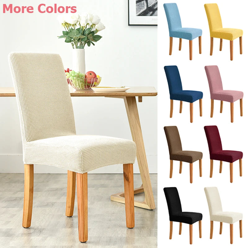 8-Piece EverClean™ Modern Waterproof Stretch Dining Chair Covers