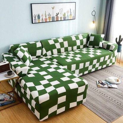 L Shape Elastic Sofa Cover - Pretty Little Wish.com