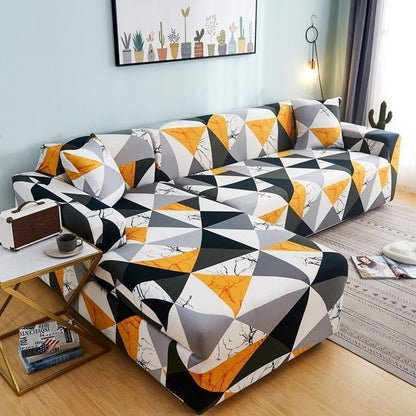 L Shape Elastic Sofa Cover - Pretty Little Wish.com