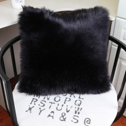 Lovely Removable Faux Fur Decorative Cushion Cover - Pretty Little Wish.com