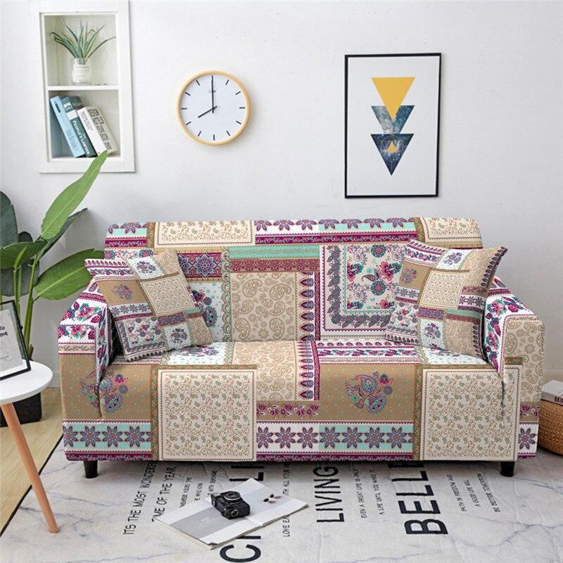 Mandala Elastic Stretch Sofa/Couch Cover - Pretty Little Wish.com